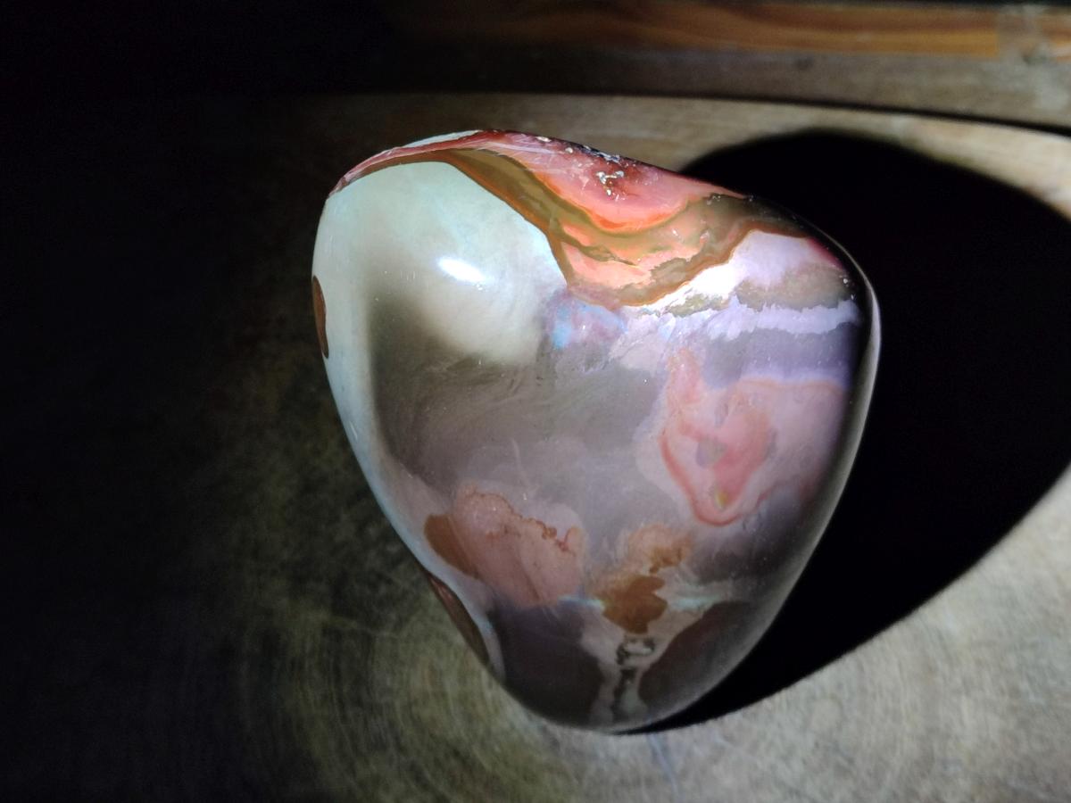 Polished One Side Large Polychrome Jasper Standing Display Piece x 1 From NW Coast, Madagascar - Toprock Gemstones and Minerals 