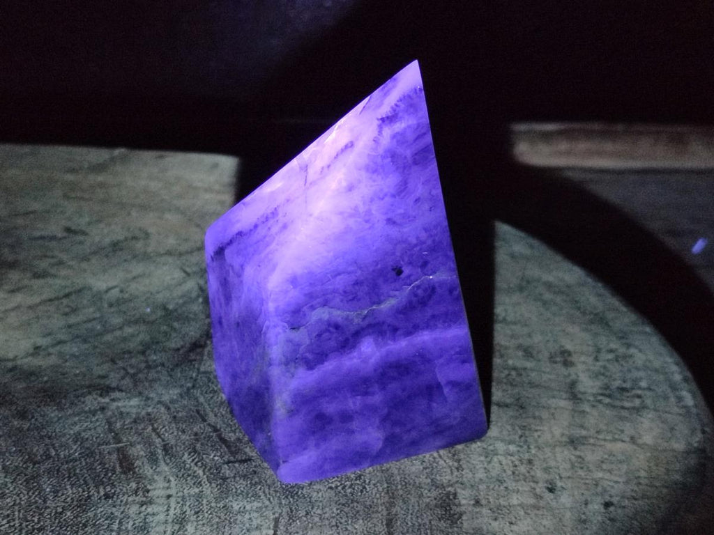 Polished Watermelon Fluorite Display Crystal Points x 3 From Uis, Namibia - Toprock Gemstones and Minerals 