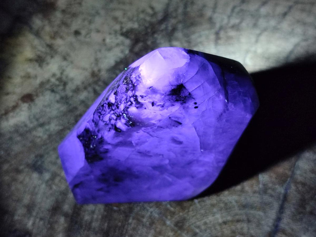 Polished Watermelon Fluorite Display Crystal Points x 3 From Uis, Namibia - Toprock Gemstones and Minerals 