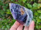 Polished Watermelon Fluorite Display Crystal Points x 3 From Uis, Namibia - Toprock Gemstones and Minerals 