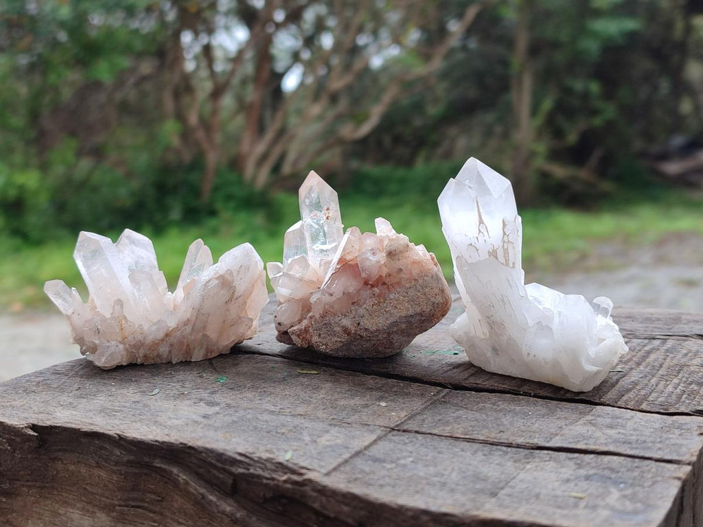 Natural Malagasy Quartz Clusters x 24 From Madagascar - Toprock Gemstones and Minerals 