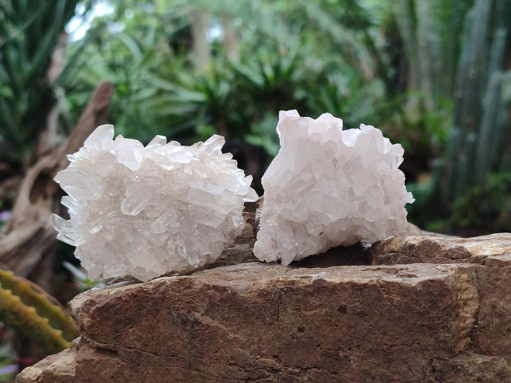 Natural Malagasy Quartz Clusters x 24 From Madagascar - Toprock Gemstones and Minerals 