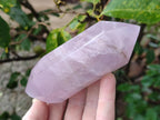 Polished Double Terminated Gemmy Rose Quartz Crystals x 6 From Madagascar - Toprock Gemstones and Minerals 