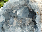 Natural Large Blue Celestite Geode Specimen x 1 From Sakoany, Madagascar - Toprock Gemstones and Minerals 