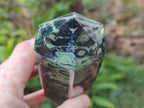 Polished Stromatolite Display Crystal Points x 3 From Katsepy, Madagascar - Toprock Gemstones and Minerals 
