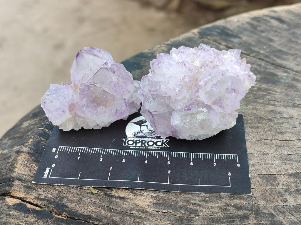 Natural Spirit Amethyst Clusters x 20 From Boekenhouthoek, South Africa - Toprock Gemstones and Minerals 