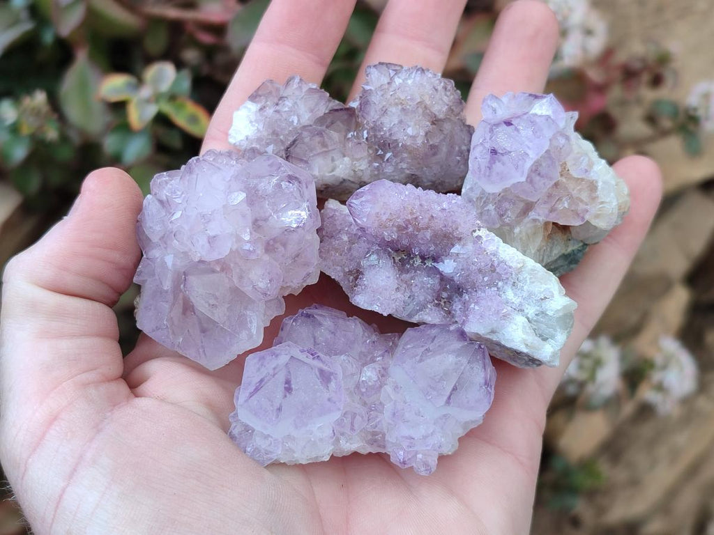 Natural Spirit Amethyst Clusters x 20 From Boekenhouthoek, South Africa - Toprock Gemstones and Minerals 