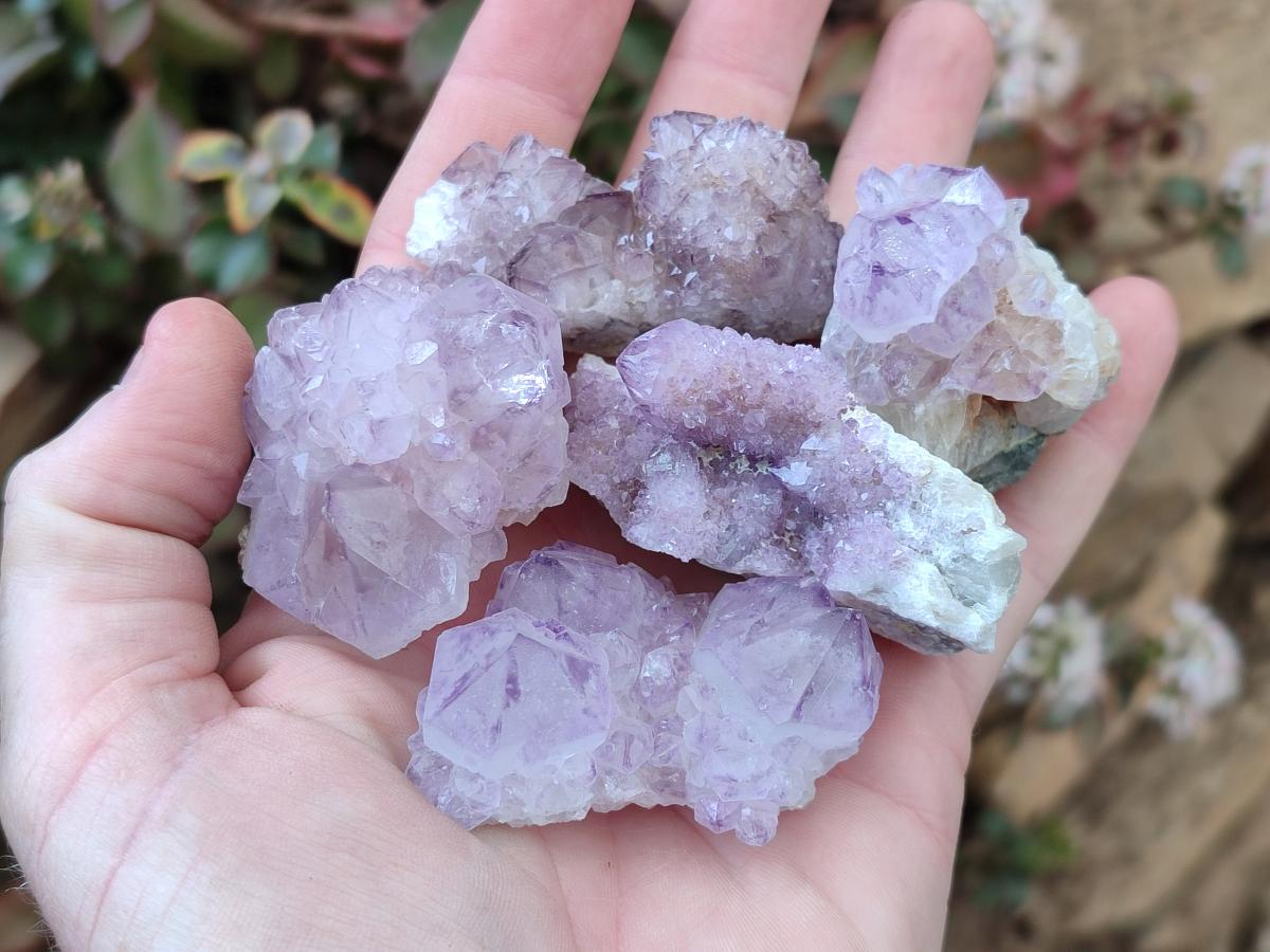 Natural Spirit Amethyst Clusters x 20 From Boekenhouthoek, South Africa - Toprock Gemstones and Minerals 