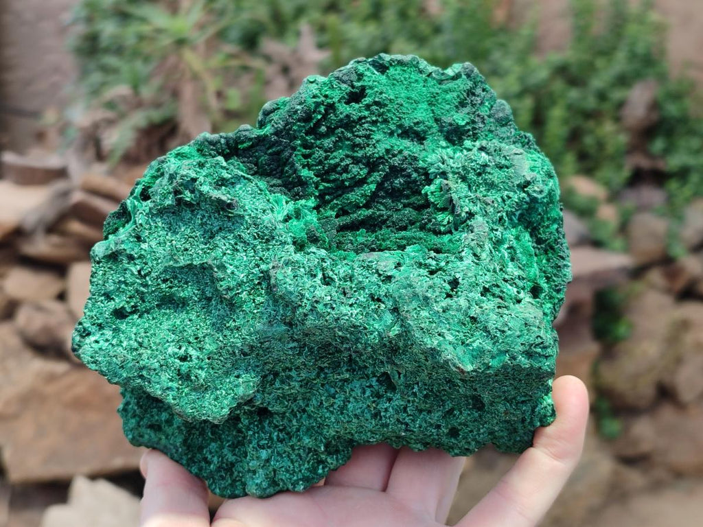 Natural Large Cabinet Silky Malachite Specimen x 1 From Kasompe, Congo - Toprock Gemstones and Minerals 