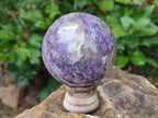 Polished Lepidolite Spheres x 4 From Ambatondrazaka, Madagascar - Toprock Gemstones and Minerals 