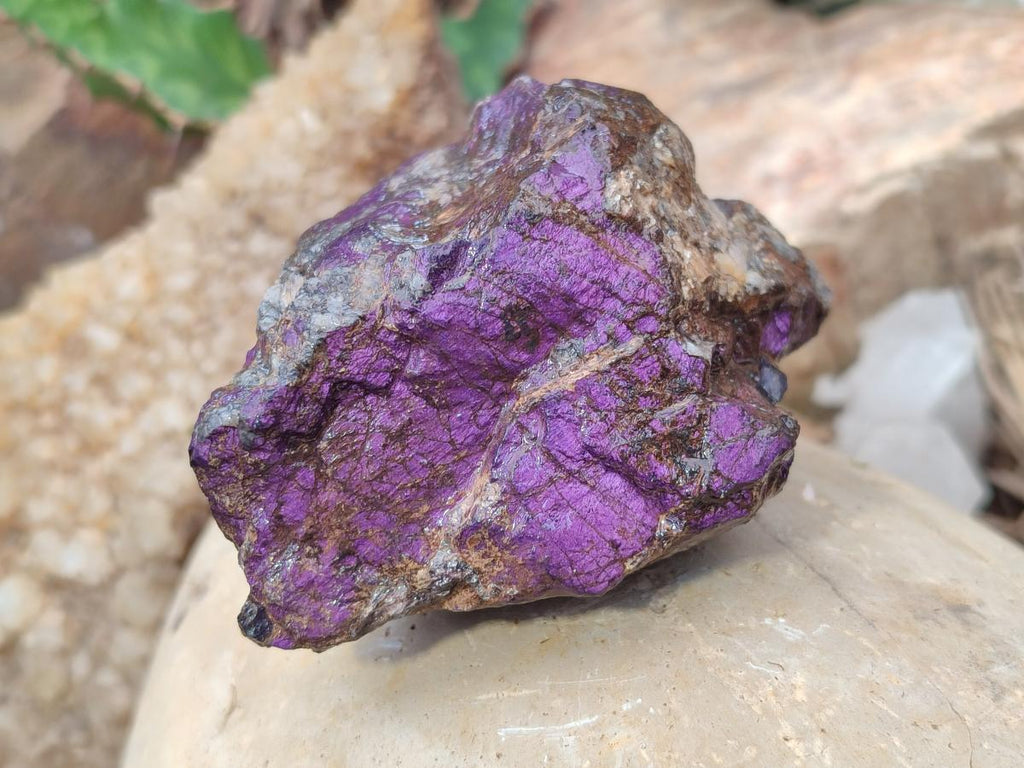 Natural Metallic Cobbed Purpurite Specimens x 6 From Erongo, Namibia - Toprock Gemstones and Minerals 