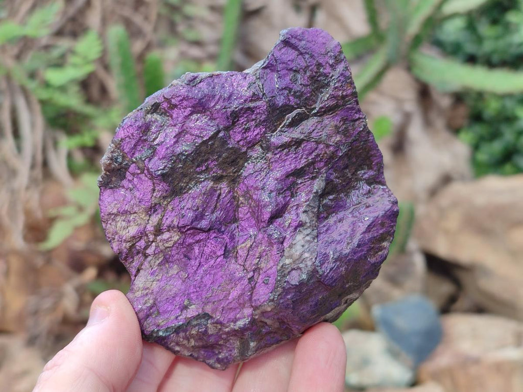 Natural Metallic Cobbed Purpurite Specimens x 6 From Erongo, Namibia - Toprock Gemstones and Minerals 