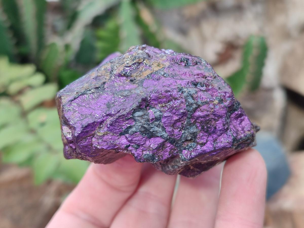 Natural Metallic Cobbed Purpurite Specimens x 6 From Erongo, Namibia - Toprock Gemstones and Minerals 