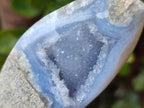 Polished Blue Lace Agate Free Forms x 12 From Nsanje, Malawi - Toprock Gemstones and Minerals 