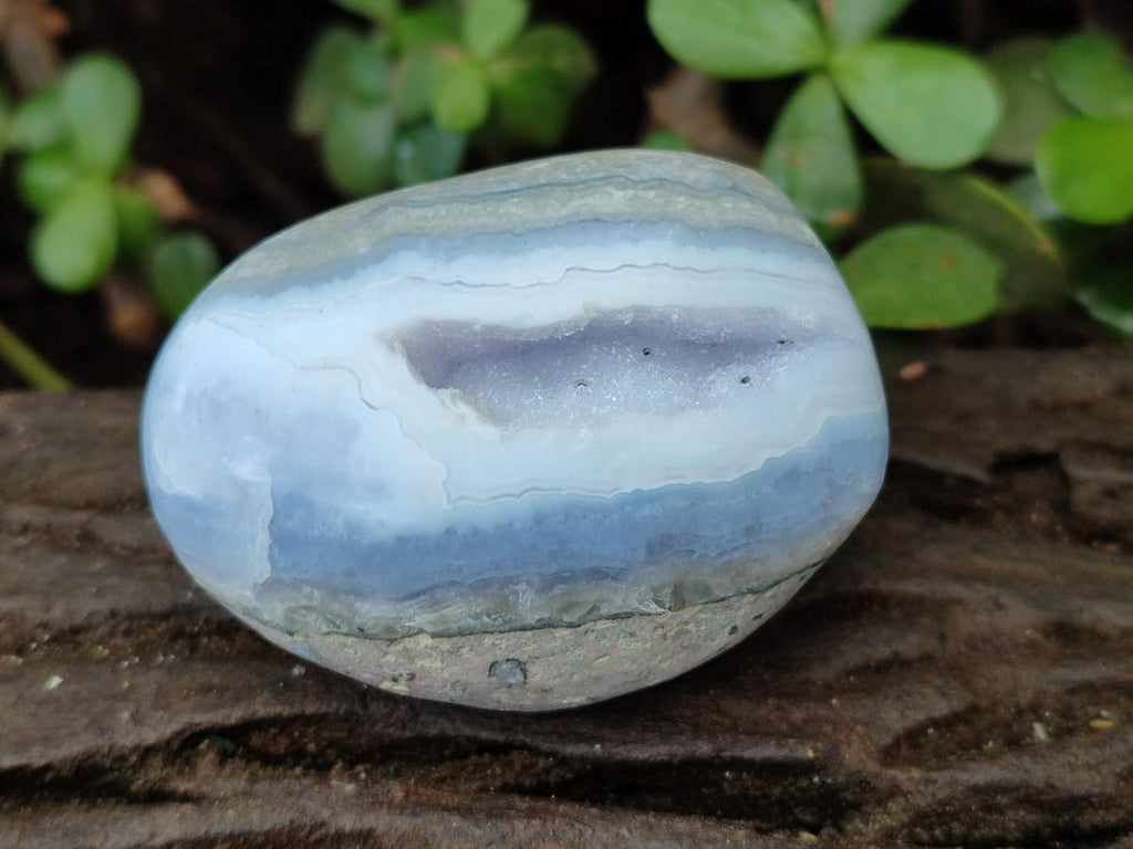 Polished Blue Lace Agate Free Forms x 12 From Nsanje, Malawi - Toprock Gemstones and Minerals 