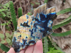 Polished One Side Labradorite Slices x 12 From Madagascar - Toprock Gemstones and Minerals 
