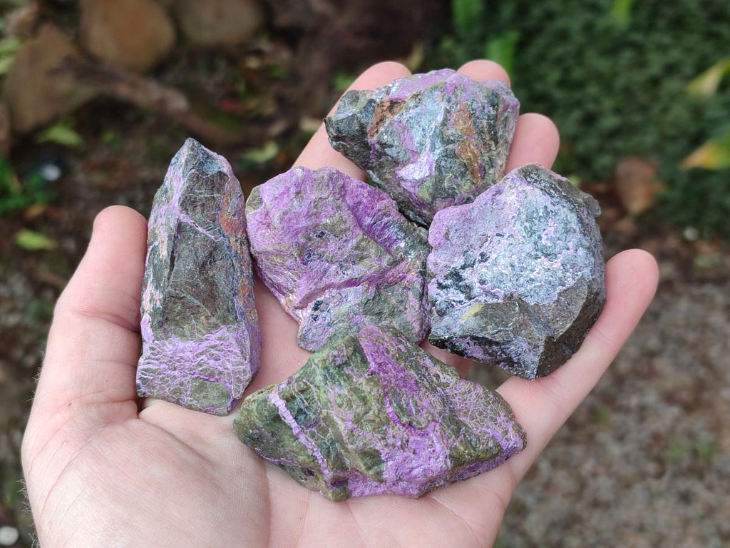 Natural Cobbed Stichtite Specimens x 35 From Barberton, South Africa - Toprock Gemstones and Minerals 