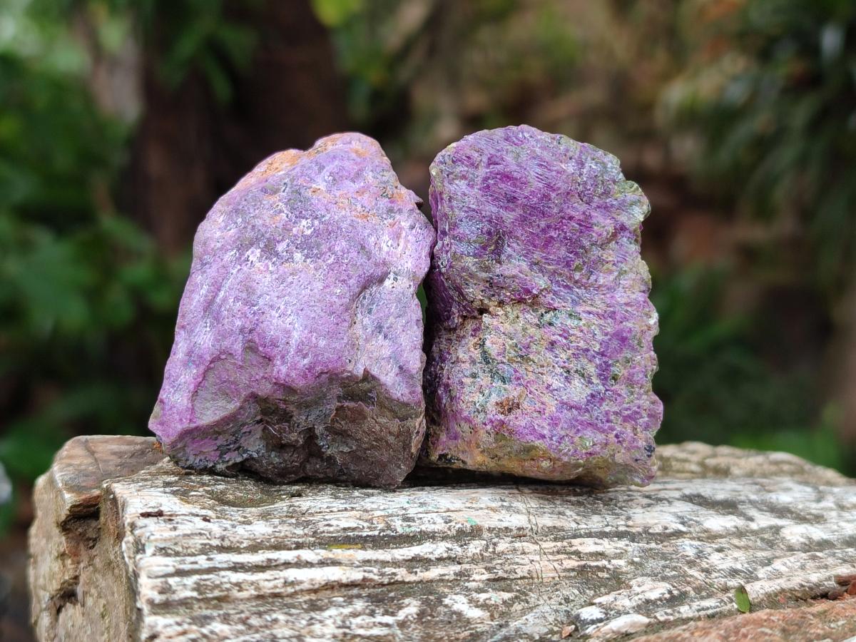 Natural Cobbed Stichtite Specimens x 35 From Barberton, South Africa - Toprock Gemstones and Minerals 
