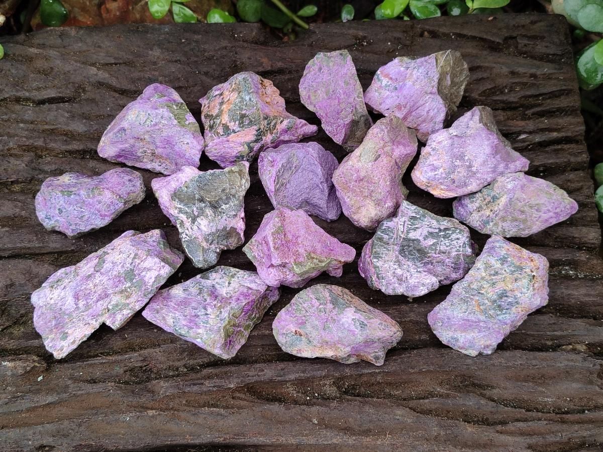 Natural Cobbed Stichtite Specimens x 35 From Barberton, South Africa - Toprock Gemstones and Minerals 