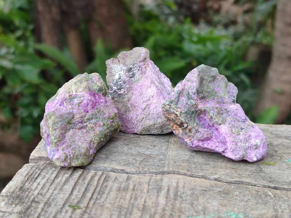 Natural Cobbed Stichtite Specimens x 35 From Barberton, South Africa - Toprock Gemstones and Minerals 