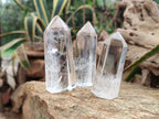 Polished Clear Quartz Display Crystal Points x 12 From Madagascar - Toprock Gemstones and Minerals 
