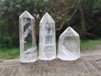 Polished Clear Quartz Display Crystal Points x 12 From Madagascar - Toprock Gemstones and Minerals 