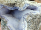 Natural Blue Lace Agate Geode Specimens x 4 From Nsanje, Malawi - Toprock Gemstones and Minerals 