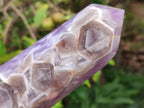 Polished Chevron Amethyst Display Crystal Points x 2 From Madagascar - Toprock Gemstones and Minerals 