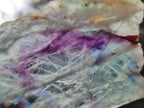 Polished Watermelon Fluorite Slices x 6 From Madagascar - Toprock Gemstones and Minerals 