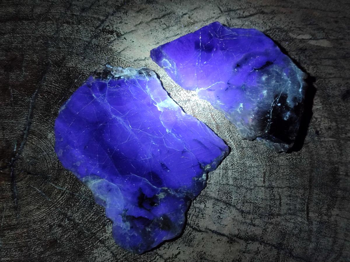 Polished Watermelon Fluorite Slices x 6 From Madagascar - Toprock Gemstones and Minerals 
