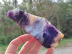 Polished Watermelon Fluorite Slices x 6 From Madagascar - Toprock Gemstones and Minerals 