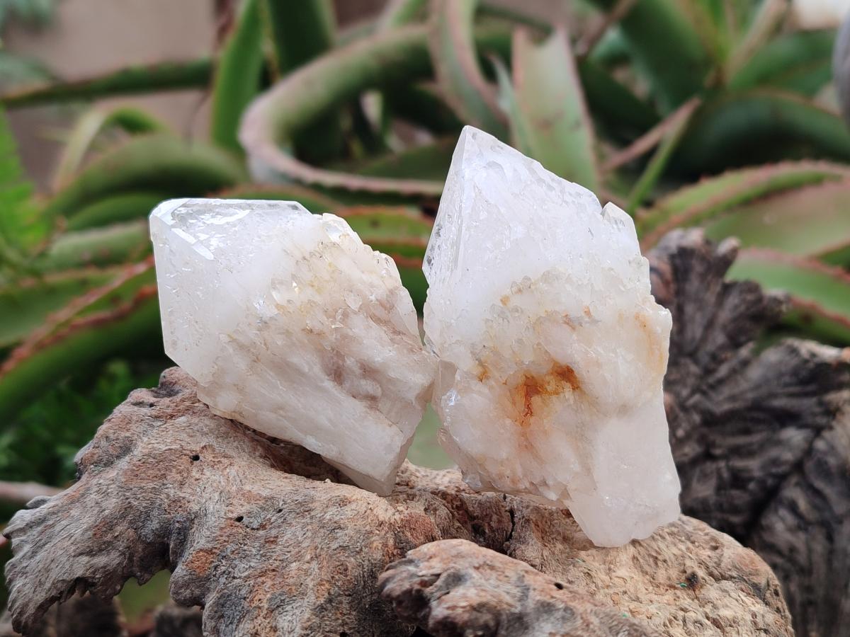 Natural Cascading "Anananas" Candle Quartz Crystals and Clusters x 9 From Antsirabe, Madagascar - Toprock Gemstones and Minerals 