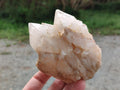 Natural Cascading "Anananas" Candle Quartz Crystals and Clusters x 9 From Antsirabe, Madagascar - Toprock Gemstones and Minerals 