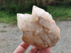 Natural Cascading "Anananas" Candle Quartz Crystals and Clusters x 9 From Antsirabe, Madagascar - Toprock Gemstones and Minerals 