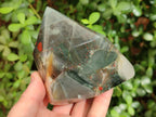 Polished Bloodstone Display Crystal Points x 3 From Swaziland - Toprock Gemstones and Minerals 