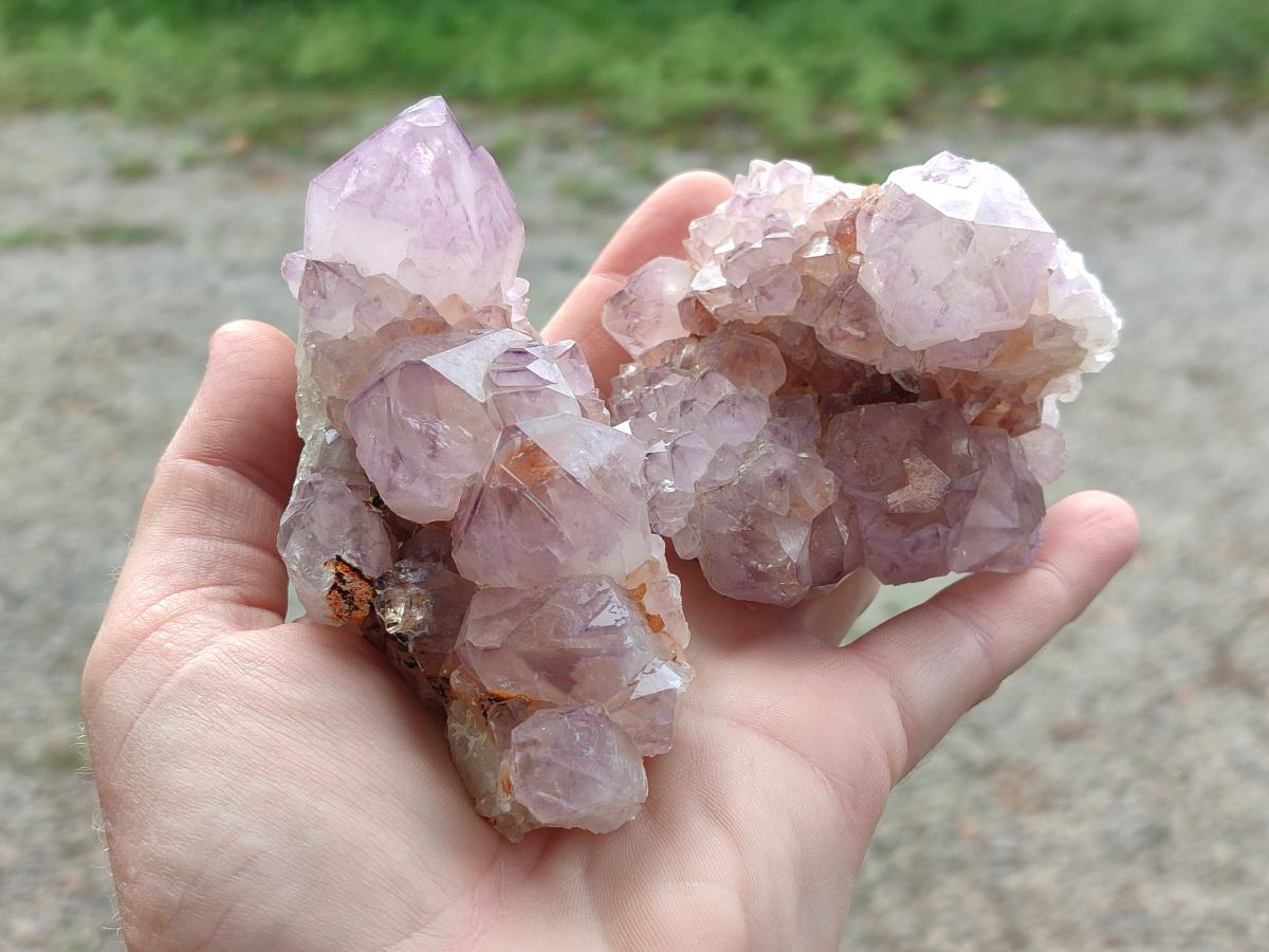Natural Spirit Amethyst Clusters x 6 From Boekenhouthoek, South Africa - Toprock Gemstones and Minerals 