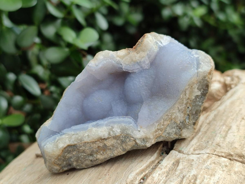Natural Blue Lace Agate Geode Specimens x 12 From Nsanje, Malawi - Toprock Gemstones and Minerals 