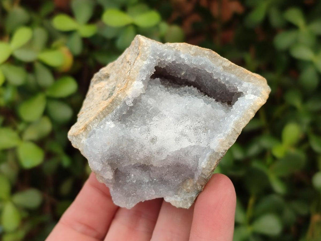 Natural Blue Lace Agate Geode Specimens x 12 From Nsanje, Malawi - Toprock Gemstones and Minerals 