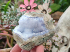 Natural Blue Lace Agate Geode Specimens x 12 From Nsanje, Malawi - Toprock Gemstones and Minerals 