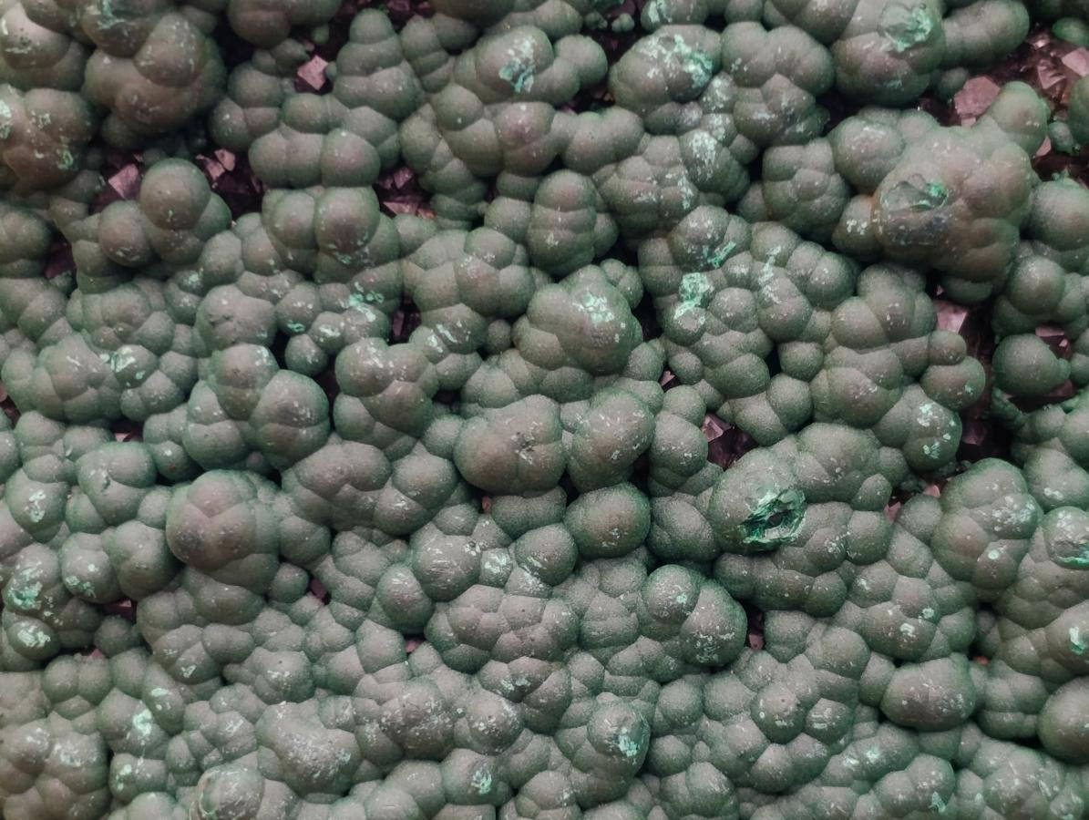 Natural Large Cabinet Ball Malachite on Quartz and Dolomite Matrix x 1 From Mindingi Mine, Congo - Toprock Gemstones and Minerals 
