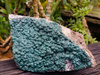 Natural Large Cabinet Ball Malachite on Quartz and Dolomite Matrix x 1 From Mindingi Mine, Congo - Toprock Gemstones and Minerals 