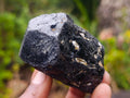 Natural Alluvial Schorl Black Tourmaline Crystal Specimens x 12 From Zimbabwe - Toprock Gemstones and Minerals 