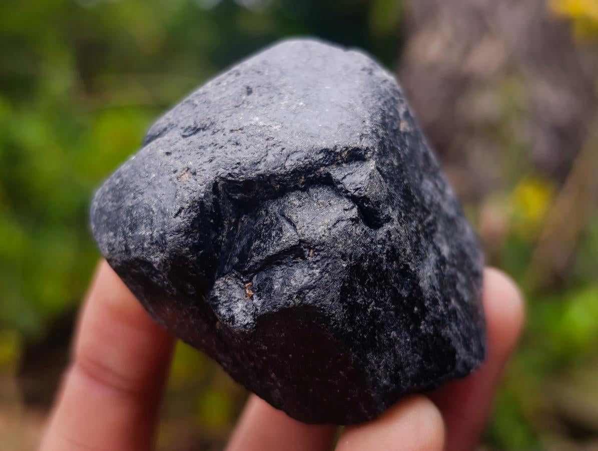 Natural Alluvial Schorl Black Tourmaline Crystal Specimens x 12 From Zimbabwe - Toprock Gemstones and Minerals 