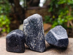Natural Alluvial Schorl Black Tourmaline Crystal Specimens x 12 From Zimbabwe - Toprock Gemstones and Minerals 