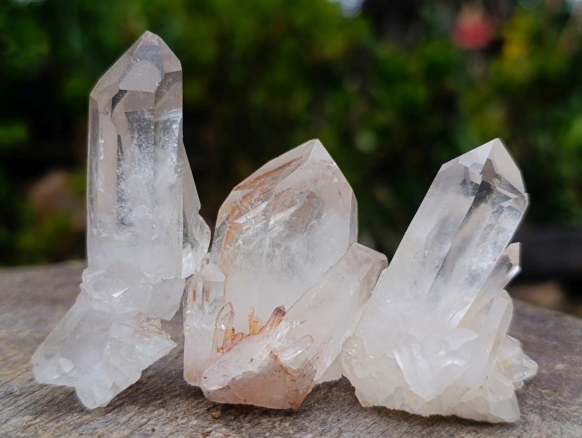 Natural Small Malagasy Quartz Clusters x 35 From Madagascar - Toprock Gemstones and Minerals 