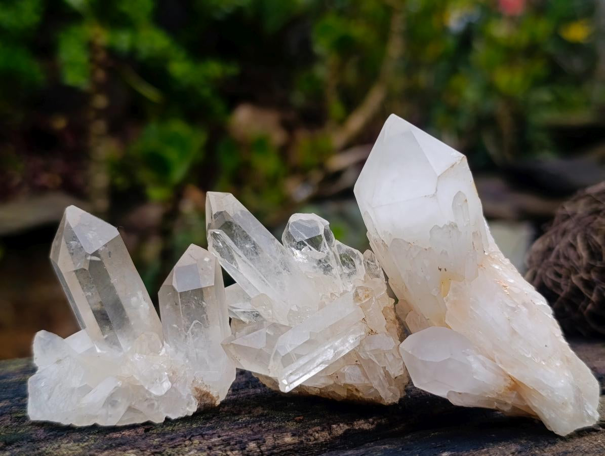Natural Small Malagasy Quartz Clusters x 35 From Madagascar - Toprock Gemstones and Minerals 
