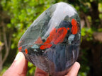 Polished Bloodstone Standing Display Pieces x 3 From Swaziland - Toprock Gemstones and Minerals 