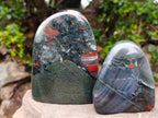 Polished Bloodstone Standing Display Pieces x 3 From Swaziland - Toprock Gemstones and Minerals 