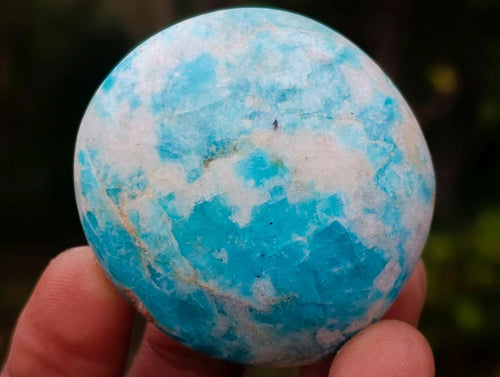 Polished Amazonite Palm Stones x 19 From Madagascar - Toprock Gemstones and Minerals 