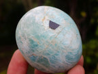 Polished Amazonite Palm Stones x 19 From Madagascar - Toprock Gemstones and Minerals 